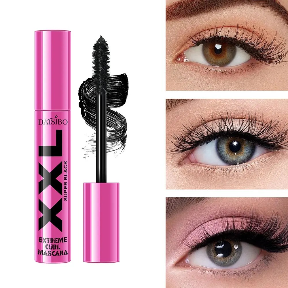 Waterproof Mascara, Sweat-Proof Natural Voluminous Curling Long-Lasting Eyelashes, Smudge-Proof Makeup, 10ML
