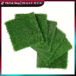 12x12 Inches Green,36 PCS Artificial Lawn Interlocking DeckTiles For Patio, Backyard, Artificial Turf Floor