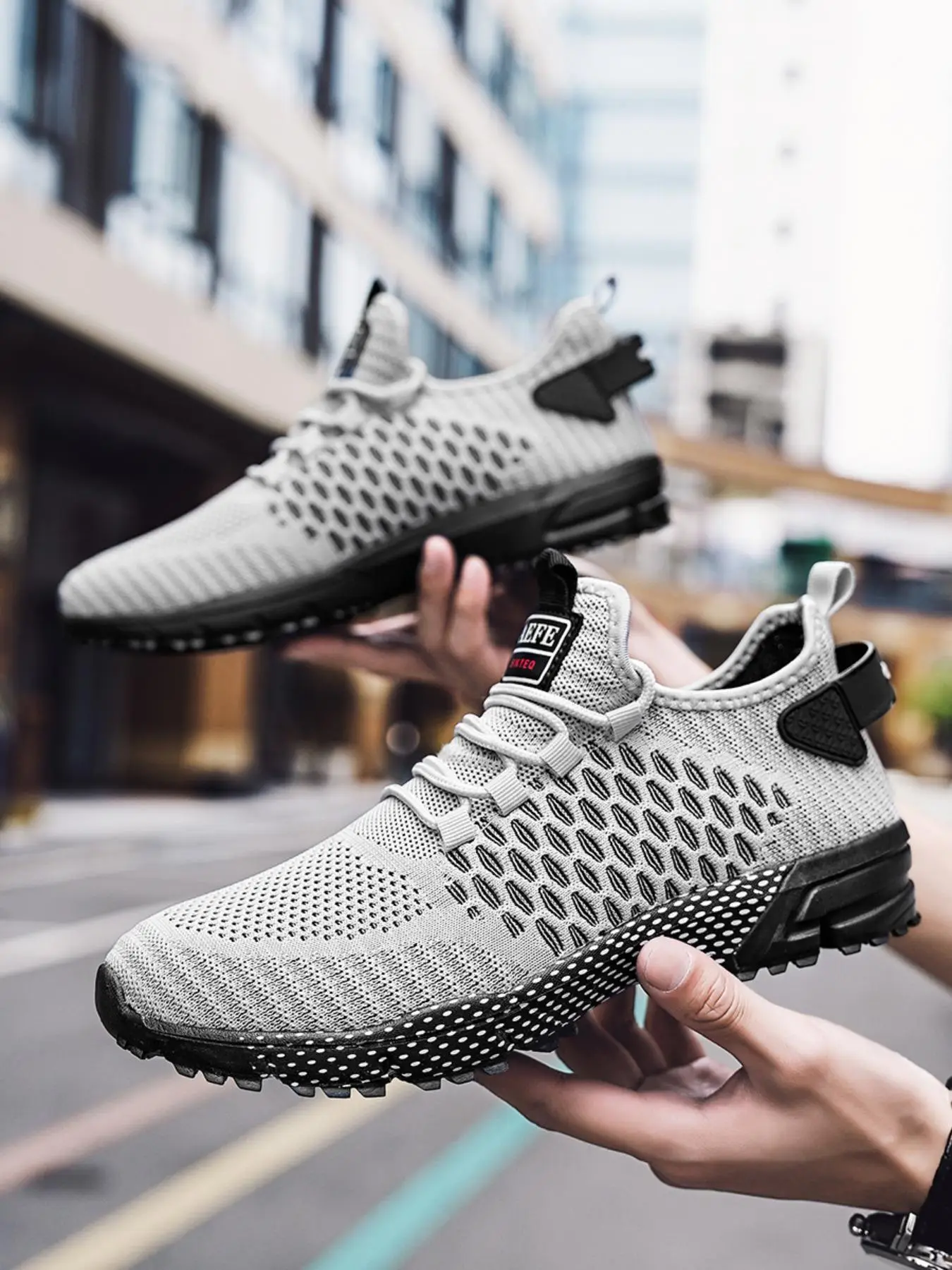 Men's Summer Lace Up Low Top Sports Shoes, Mens Sneakers, Designer Shoes for Men, Comfortable Sports Shoes, Lightweight Walking Shoes for Boy Daily, P