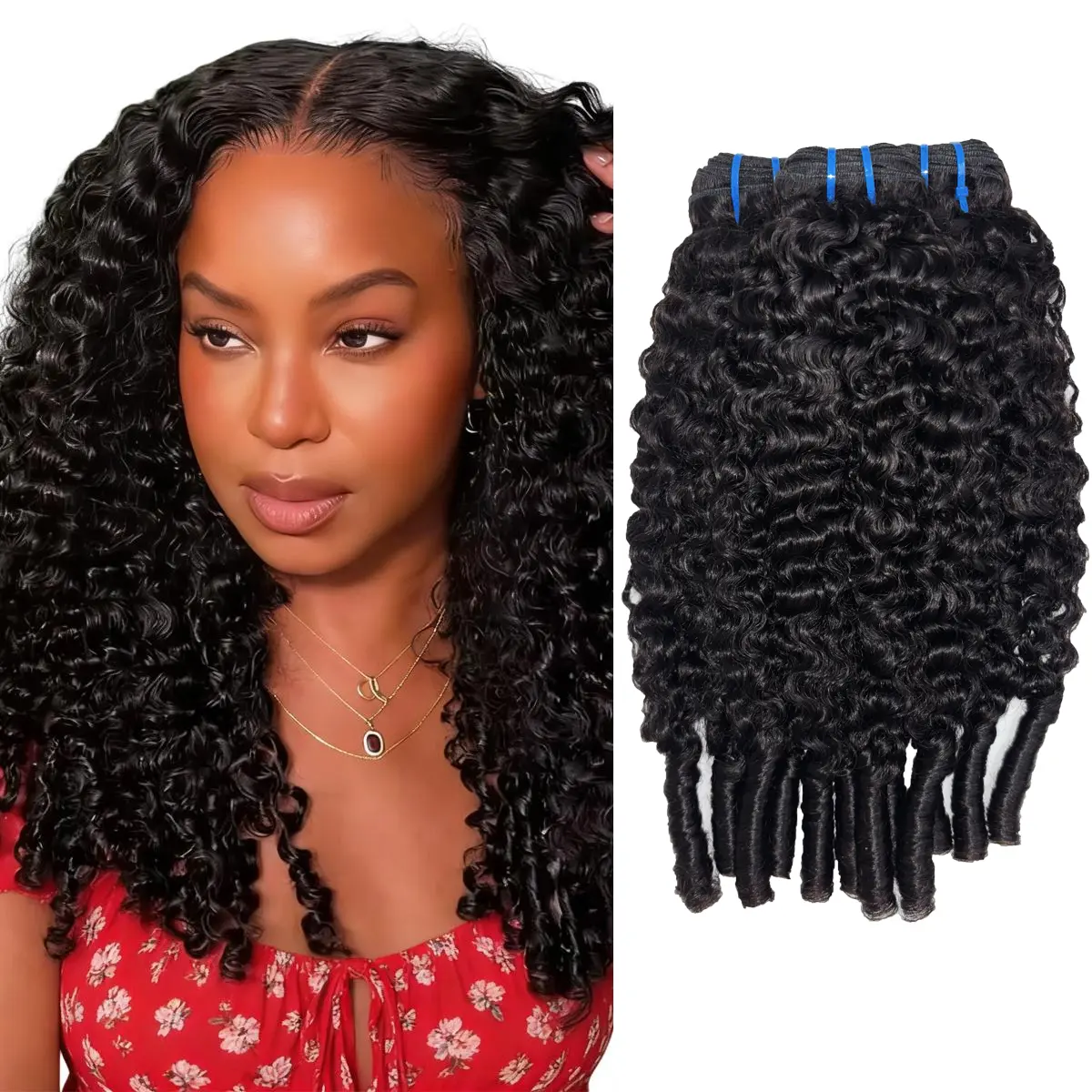 Msgem Hair 12A Burmese Curly Bundles Human Hair Material Remy Human Hair Curly Weave Extensions 3 Pcs Lot 4Pcs Lot Burmese Curly #SummerVibes #SummerWins#DealsForYouDays#tiktokshopdealsforyoudays