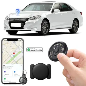 Car Tracker Air Tag, Apple Mfi Certified Bluetooth-compatible Tracker for iOS, Replaceable Battery, Key Finder, Item Locator, Smart Label