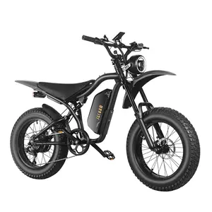 High-Performance QL200 Ebike - 1500W Peak Power, 48V 15Ah Battery, 35 mph Top Speed, 60 mi Max Range, Full Suspension, Hydraulic Brakes, IPX6 Waterproof, LED Lights, Adult Outdoor Riding Ebikes, Ideal Gift for Outdoor Fun