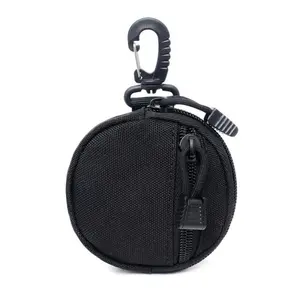 Durable Nylon Mini Storage Bag, Tactical Zipper Pouch for Daily Gear, Coin Purse, Keychain Holder, Wireless Earphone Stand, Portable Storage Organizer, Reusable Storage Bags