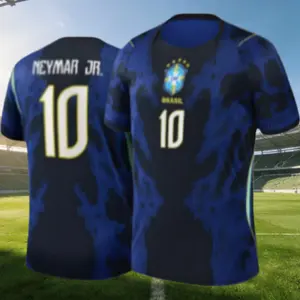 2026 Brazil National Team Home Away Short Sleeve Soccer Jersey Quick-Dry