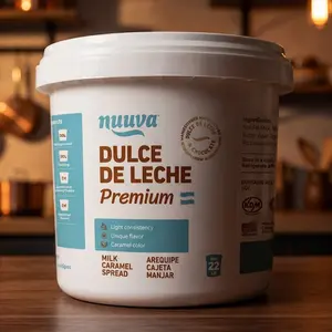 Premium Dulce de Leche | Soft & Creamy Spread | For Cakes, Cookies, Churros, Pancakes, Waffles & Crepes | Light & Silky Texture | Use as Filling, Topping, or Eat by the Spoon | Gluten-Free | Kosher Certified