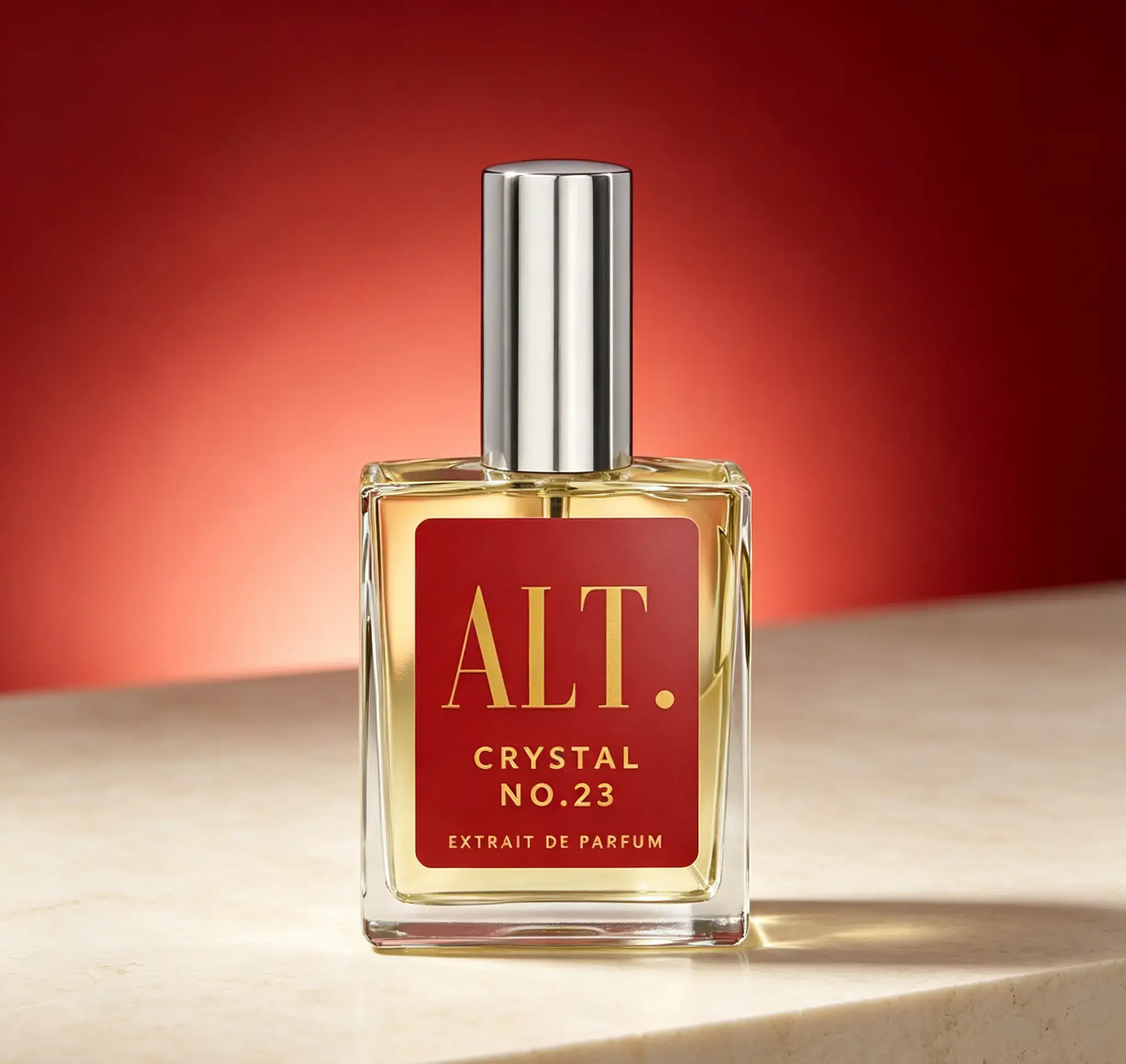 ALT. Crystal No.23 Extrait de Parfum Unisex Perfume, Inspired by Baccarat Rouge 540, Long Lasting Jasmine Amberwood Cedar Fragrance for Men & Women, 60ml