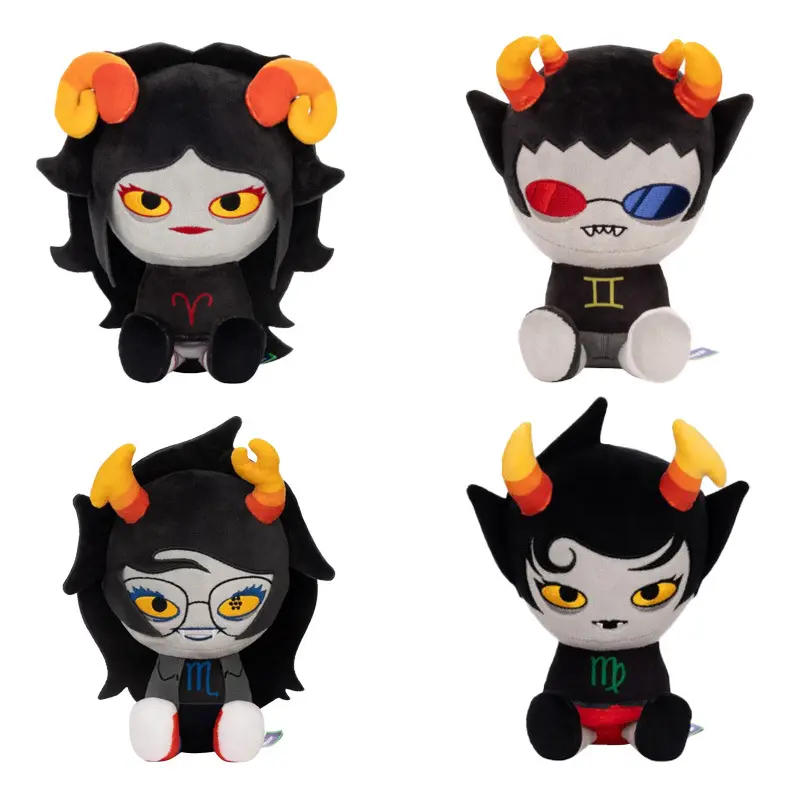 Homestuck Vriska Serket Plush Toy, Kawaii Fluffy Plush Stuffed Toy, Soft Cartoon Plushie, Collectible Home Decoration, Ideal Birthday Gift, Kawaii Stuffed Toys, Plush Stuffed Toys
