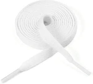 1 Pair Flat Shoe Laces for Sneakers, 54" Shoelaces for Sneakers, 5/16” Wide Athletic Shoelaces for Replacement