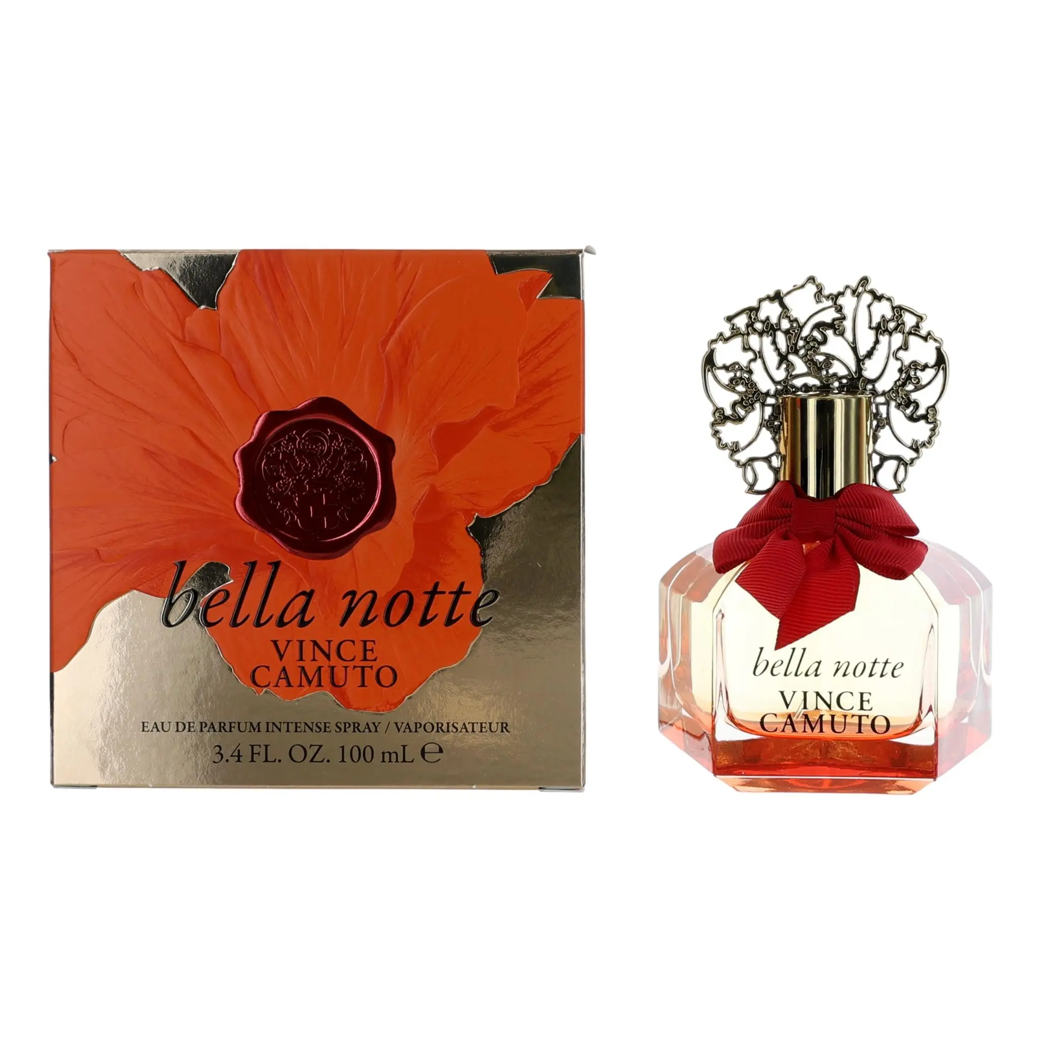 Bella Notte by Vince Camuto Women's 3.4 oz EDP Intense Spray - Captivating, Distinctive Fragrance with Patchouli, Fruity Notes, Liquid, Smelling Good