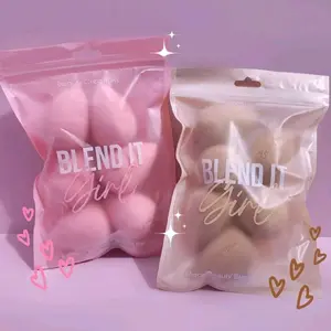 Beauty Creations Blend It Girl 6 Piece Makeup Sponge Blender Bundle Includes 6 Sponges for Wet or Dry Use Black Natural Color Makeup Tools Multi-Color