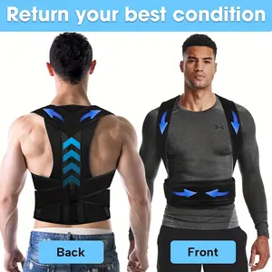 [Adjustable Posture Support] Adjustable Posture Support | Upper Back, Shoulder, Neck & Collarbone - Breathable, Comfortable