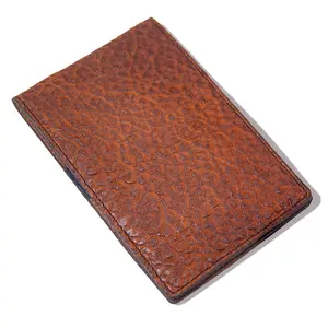 Golf Scorecard Holder / Yardage Book - Bison Cognac