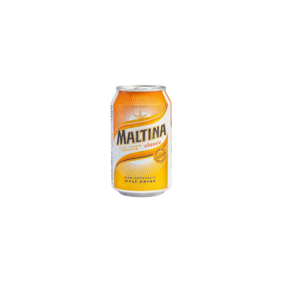 Maltina Classic Canned Natural Vitamin Fruit Flavor Fizzy Drink, Refreshing Beverage