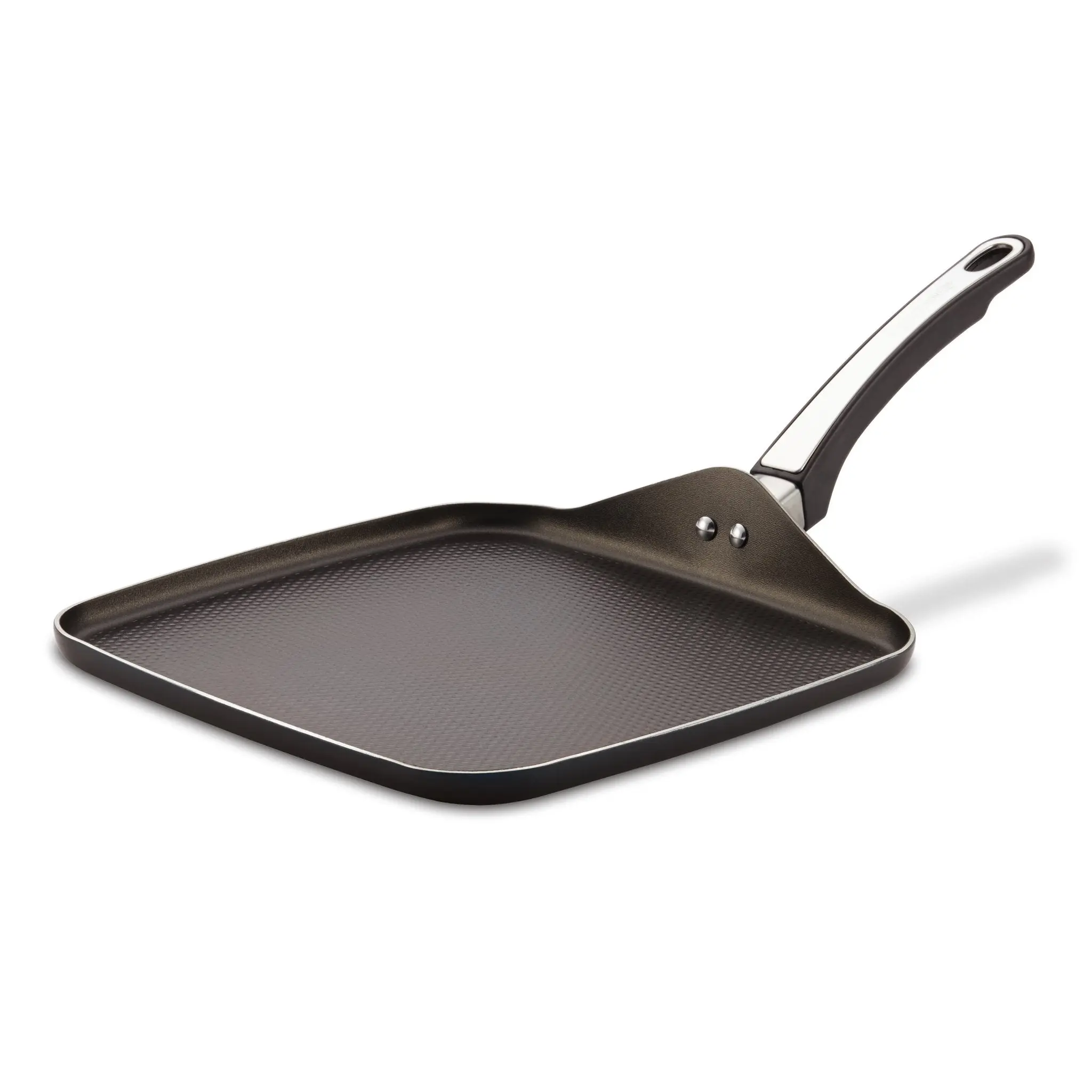 SmartGlide 11-Inch Square Nonstick Durable Griddle Pan - Dimpled Surface for Crispy Pork, Cooks for Griddle Use, Dishwasher Safe, Oven Safe up to 350°F