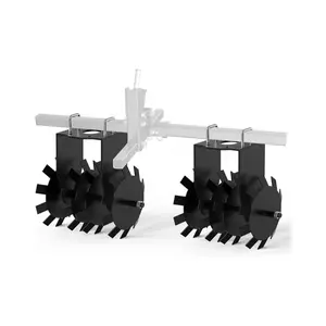 2 Pcs ATV Disk Harrow Plow - ATV Disc Plow with Adjustable Depth,Corrosion Resistant Disc Harrow,Enhances Soil Quality and Crop Yield,Easy to Install