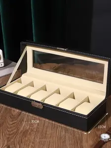 Exquisite visual watch storage box, Watch Protector, can be viewed and stored, suitable for the storage and classification of watches and jewelry, can be directly observed inside, Women's Day, Thanksgiving Day, Mother's Day, Father's Day, Valentine's Day