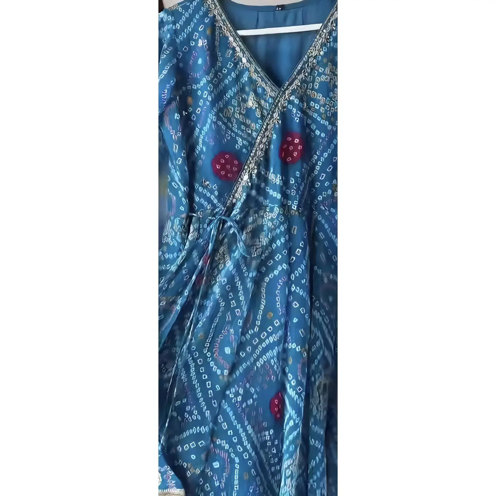 Seju Blue Dress with Matching Dupatta - Elegant Traditional Attire for Special Occasions