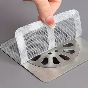 Disposable Floor Drain Sticker, Bathroom Hair Filter Stopper, Shower Drain Cover, Anti-blocking Kitchen Sink Strainer, Cleaning, Shower Essentials