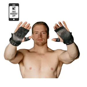 Isogrip Gymnastic Hand Grips for Cross Training - Muscle-Up & Pull-Up Protection for Men and Women - Hand Protection for Weight Lifting and Pull-ups