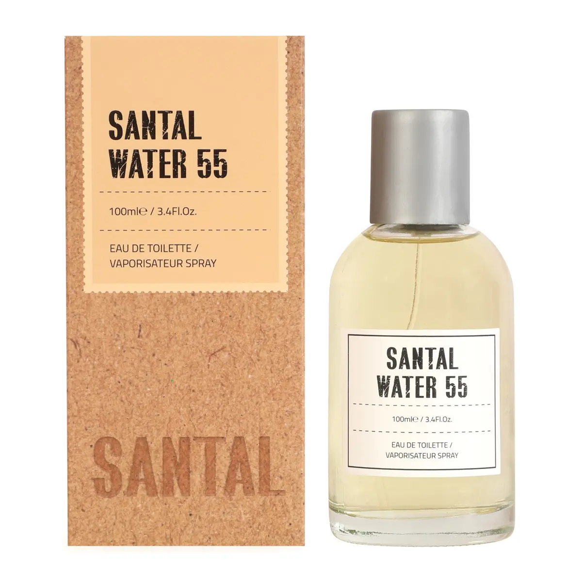 EBC Santal Water 55 Eau De Toilette Vaporisateur Spray 100Ml/3.4fl.oz.