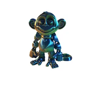 3D Printed Articulating Monkey - Home Decor Ornaments