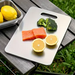 Stainless Steel Cutting Board, Large Kitchen Counter Top, Dishwasher Safe, Easy Clean Surface, Ideal for Commercial and Home Use, Kitchen Chopping Board
