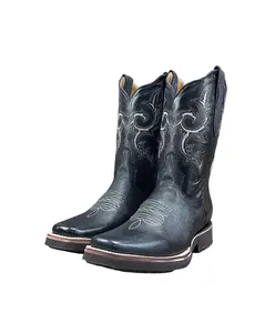 Cowboy Boot Dartanian Black Rubber Sole