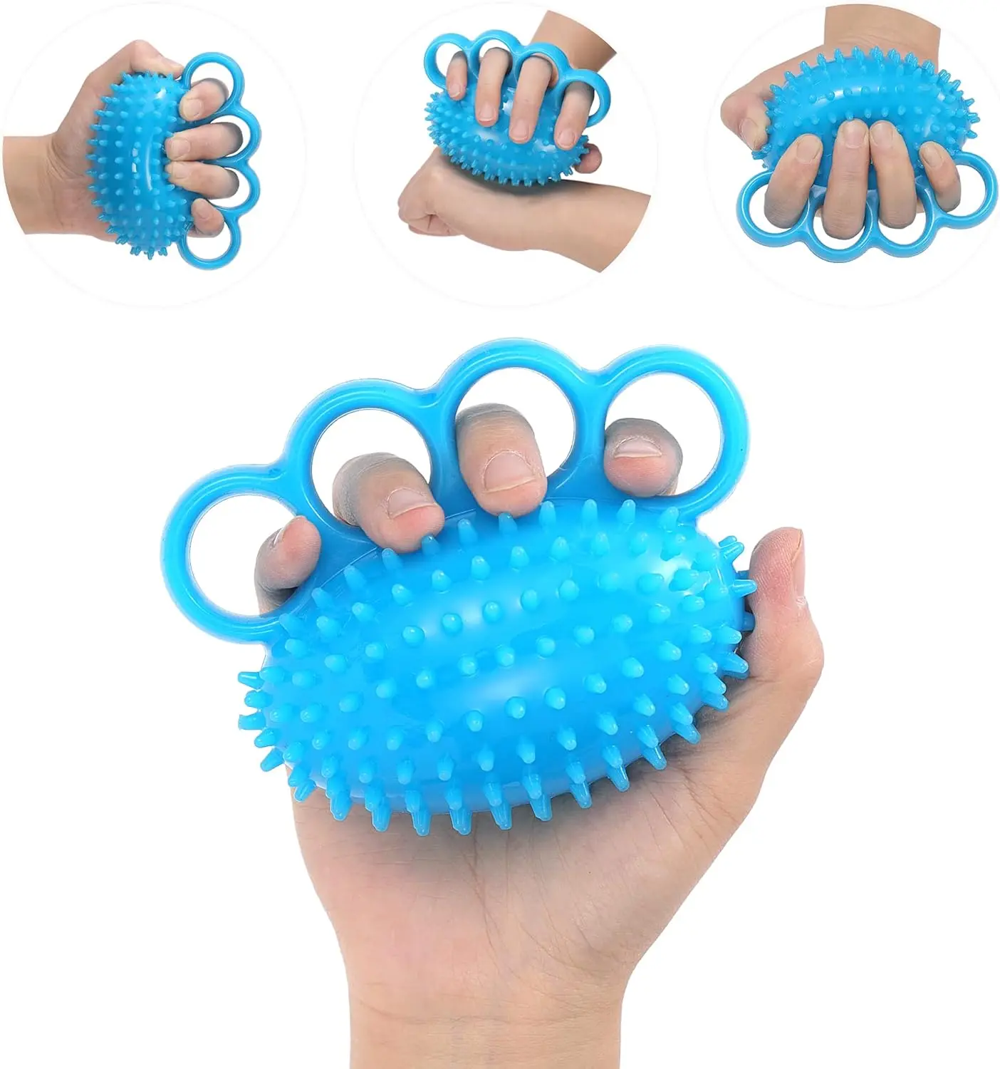 Hand Exercise Ball, Finger Squeeze Ball, Grip Strength Trainer, Resistance Exercise Ball for Hand and Finger Training