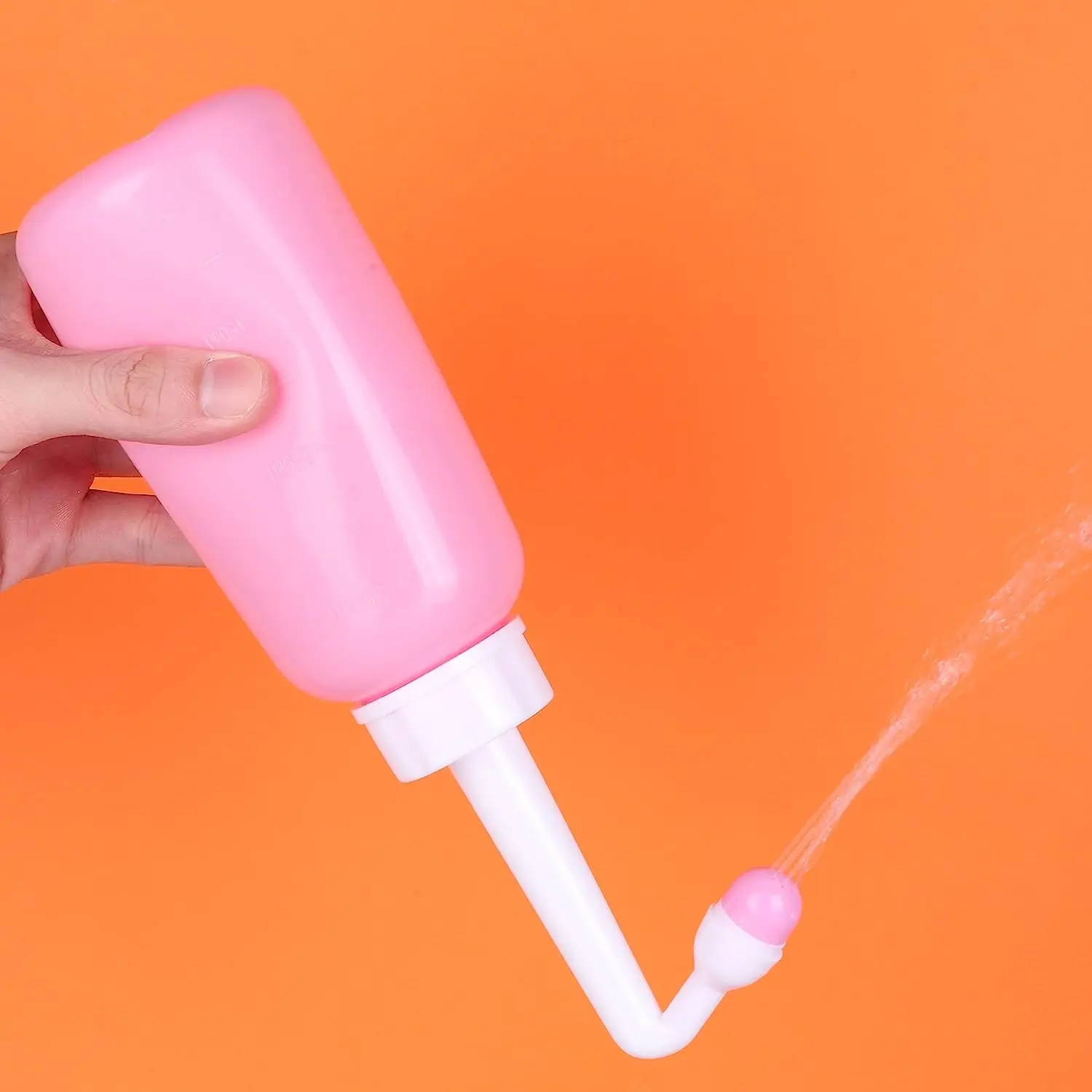 Portable Bidet 350ML, Bidet Attachment, Modern Bidet Sprayer, High Temperature Resistant Design, For Travel Hygiene and Comfort, Travel Bidet Sprayer, Handheld Toilet Bidet, Momwasher Postpartum Clean-Personal Hygiene Care, Bidet Spray Bottle