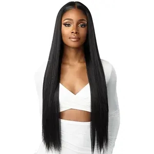 Sensationnel Human Hair Blend Butta HD Lace Front Wig STRAIGHT 32