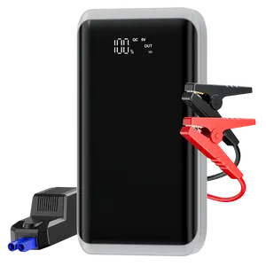 accessories  jump starter  kit，Jet-Inflate Technology, 12000 mAh power bank， Multi-Mode Auto-Stop,   tools jump starter  kit  battery jumper ultra-safe  ball motorcycle car  charging  LED emergency car tool magnetic socket holder organizer