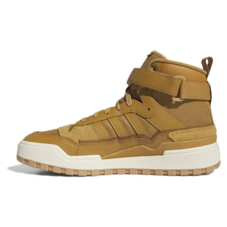 Adidas Forum Boot Mesa Gum' Versatile Comfort High Top Unisex Yellow IE7205