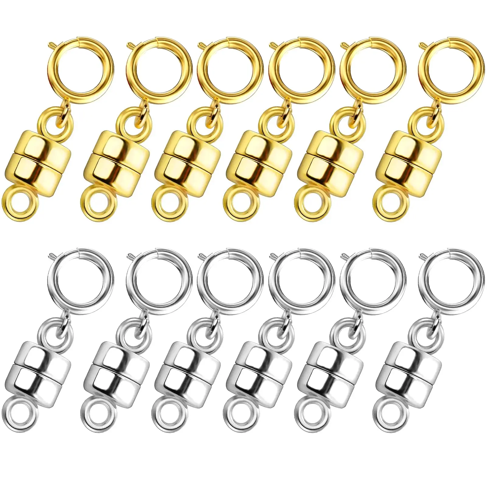 Magnetic Lobster Clasps, Magnetic Jewelry Clasps for Necklace Bracelet and Anklet, Lobster Style Magnetic Clasp for Jewelry Making Supplies