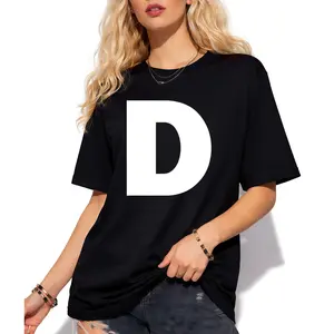 Letter D Initial Monogram Tee – Stylish Alphabet Design Shirt