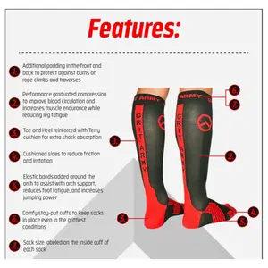 Tall Compression Performance Socks