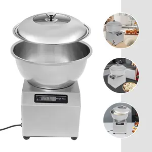 1500W Commercial Dough Maker 17.64lbs Capacity Electric Dough Kneading Machine 1400r/min for Bakeries Restaurants