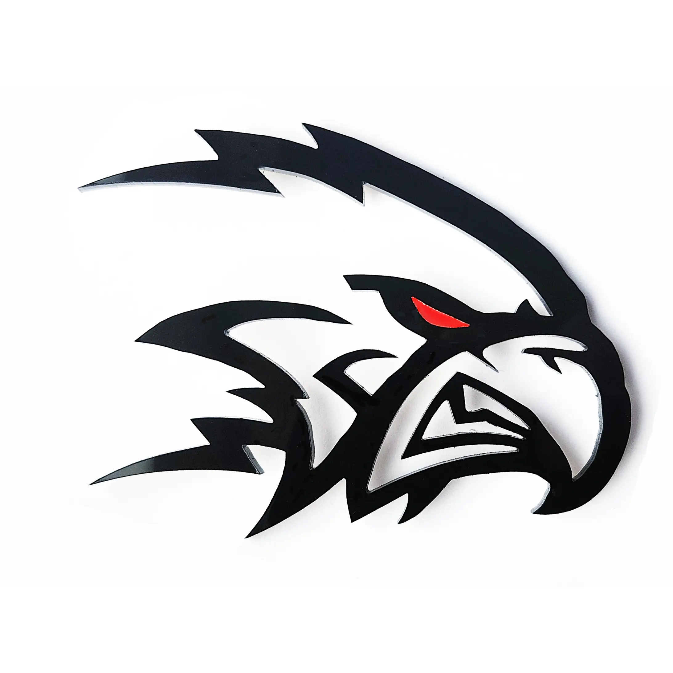 2x Hawk Bird Hellhawk Redeye Emblem Logo for Grand Cherokee  Jeep Trackhawk SRT