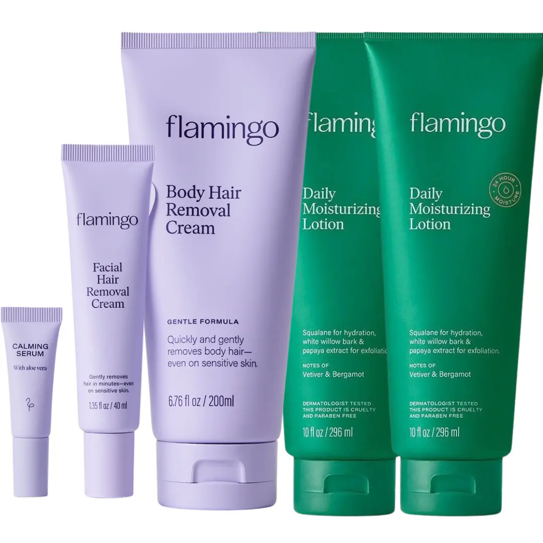 [Livestream]  4 pk Smooth Skin Value Pack, Body and Face Hair Removal Cream Duo + 2pcs Daily Moisturizing Lotion