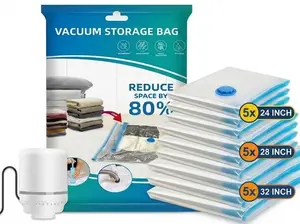 Vacuum bolsas para ropa empacar Vacuum Storage Bags Room Storage Supplies Dust-proof Compression Bags with Electric Pump for Home Organization Large winter blanket box  Household Organiser cordless extra capacity luggage