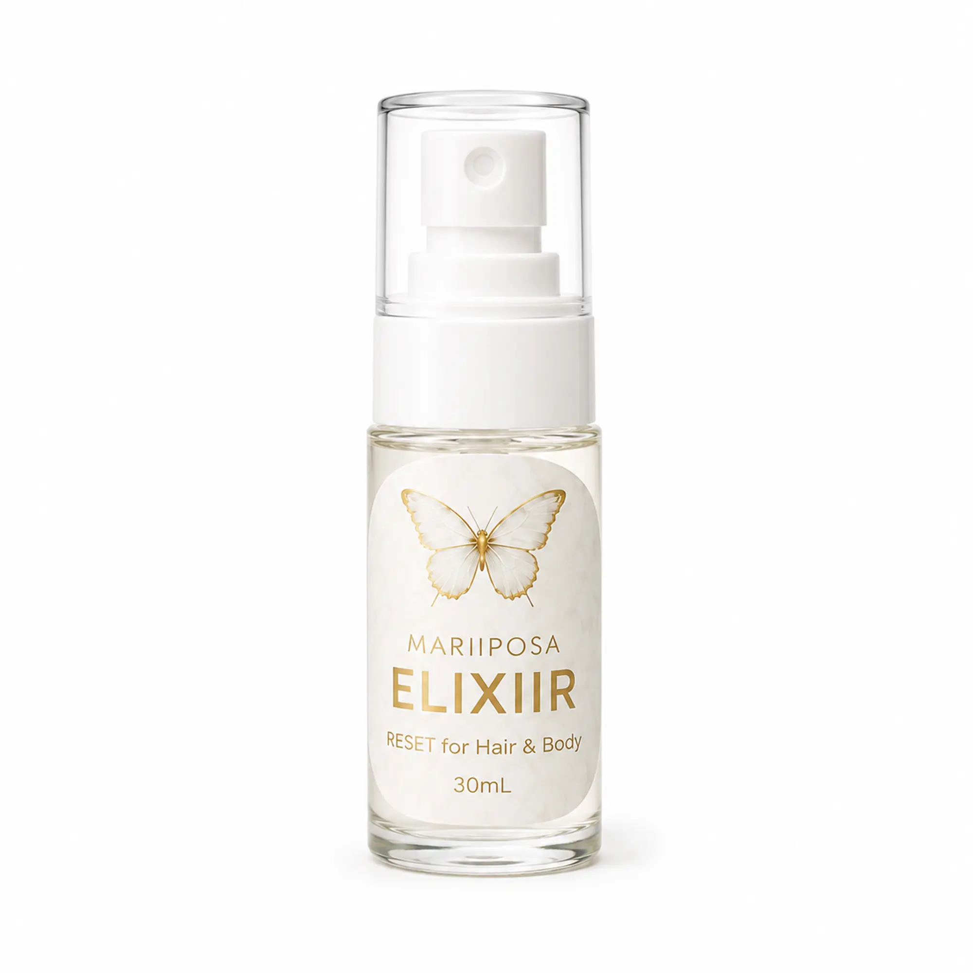 MARIIPOSA ELIXIIR Portable Fragrance Base - Alcohol-Free Hair & Body Fragrance Mist - Moisturizing Scent Layering Spray
