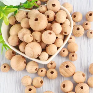 Wooden Beads, 30pcs/set DIY Jewelry Making Supplies for Bracelet Necklace Earrings, DIY Jewelry Making Accessories for Women & Teenager