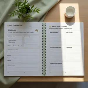 75 Day Soft Challenge Planner – Gentle Habit & Reset Journal, Daily Tracking, Reflection Prompts and Progress Pages for Personal Growth and Healthy Routines