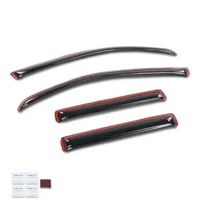 4pcs Rain Guards Window Vent Visors Shade Fit For 2017-2025 Honda Ridgeline