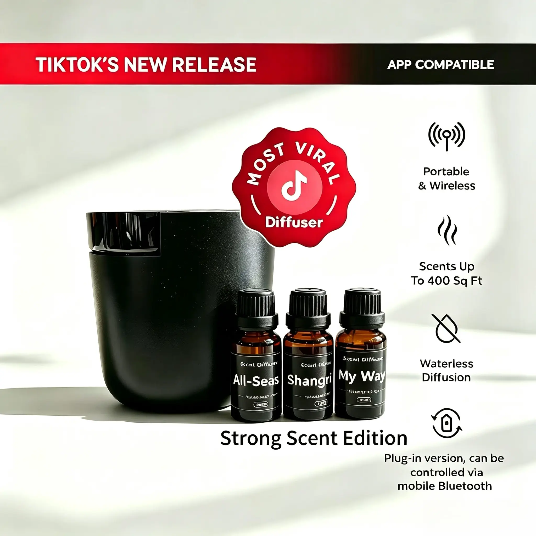 Hotel-Inspired  l Loft Portable Scent saleDiffuser Bundle/plug-in version
