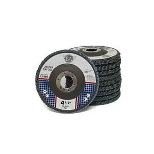 4.5" x 7/8"  Zirconia T27 Flat Flap Discs 4 1/2 for Angle , Sanding Discs, Finishing - Grinding Wheels 4 1/2 Inch (10 Pack) - 40 Grit