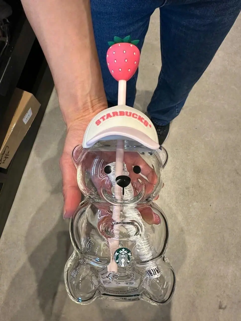 2026 Starbucks Limited Edition Barista Bear Glass Tumbler — The Perfect Gift590ml