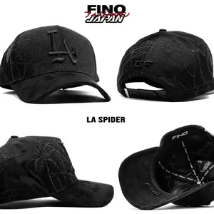 Gallo Fino LA SPIDER- ALL Black SnapBack for Men