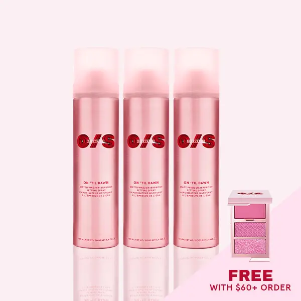 Lock, Slay, Repeat: 3 Full-Sized On 'Til Dawn Face Setting Sprays for Makeup - Flawless All-Day Oil Control, Matte Finish, Waterproof, Transferproof
