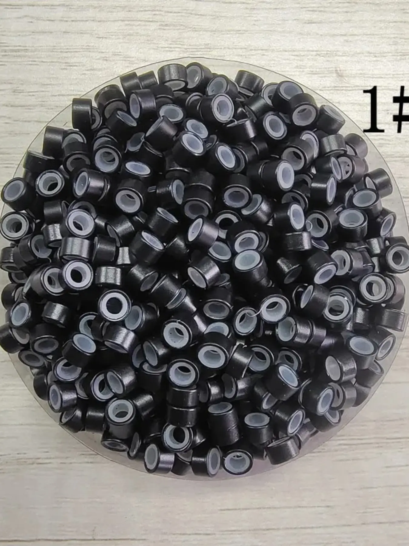 NANO RING BEADS 500PCS/PACK Attachment Micro Ring Beads Hair Extensions Micro Ring Size Large Quantity Seamless Look