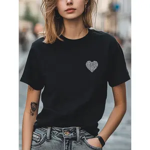 Heart Maze Logo Graphic Unisex Women Men T-Shirt Casual Tee Trendy T-Shirt